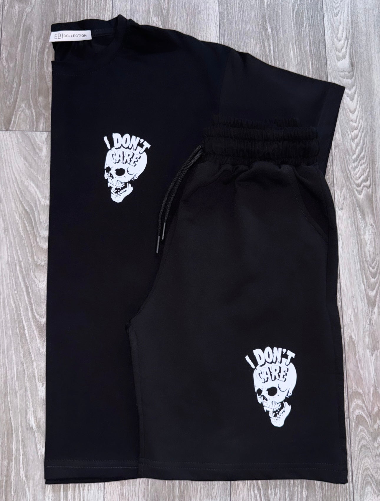 Ensemble T-shirt short I don’t care
