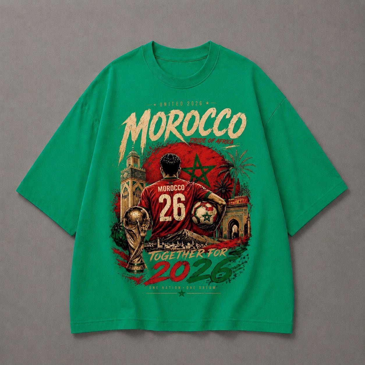 T-shirt Morocco together for 2026