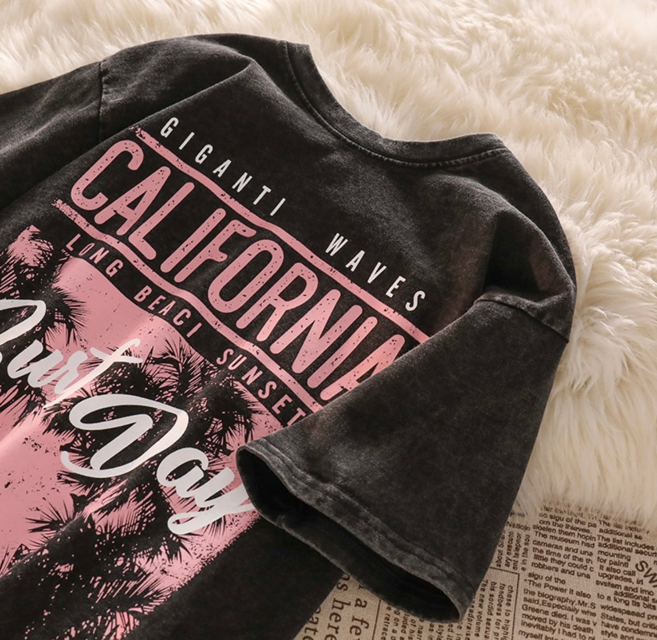 T-shirt acid wash California