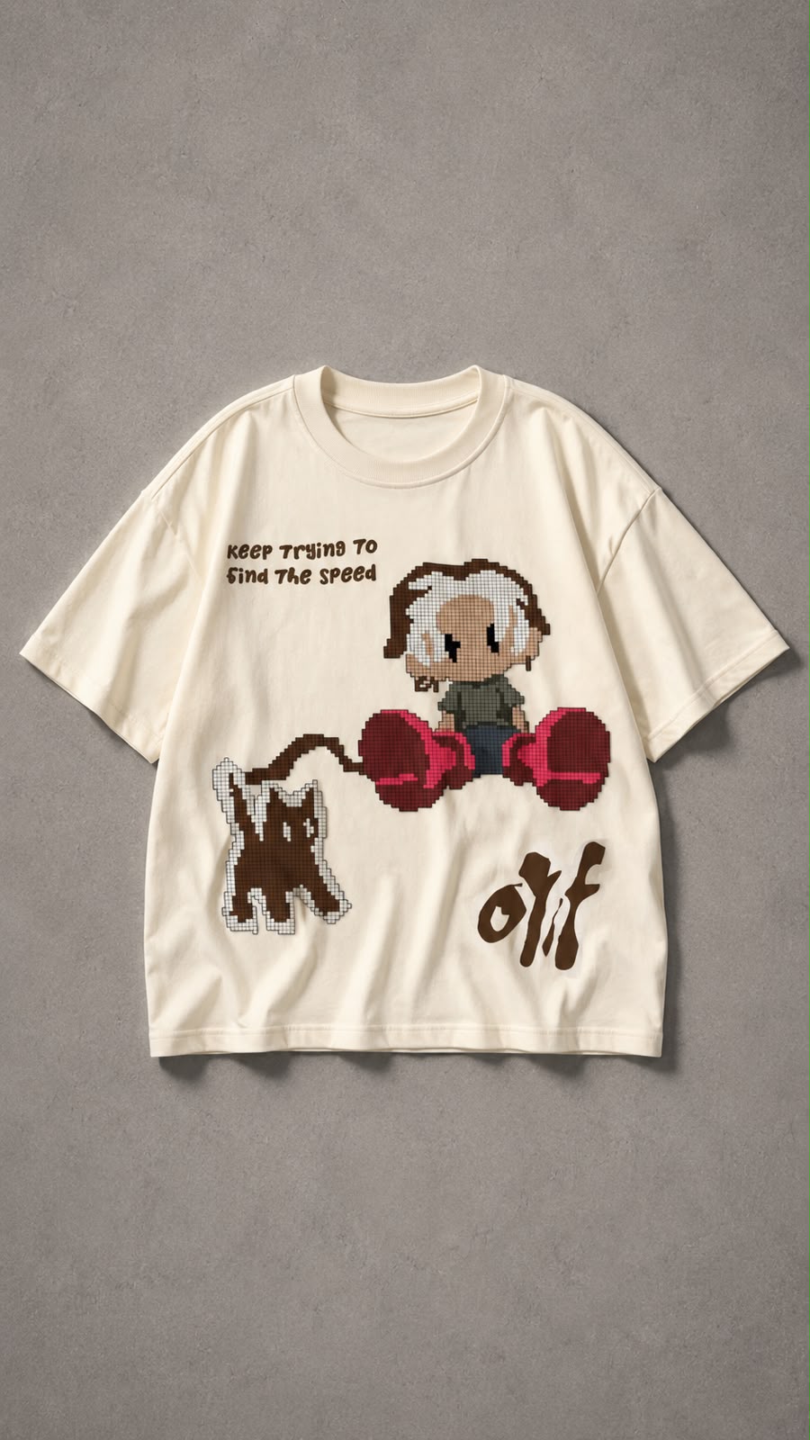 T-shirt keep trying