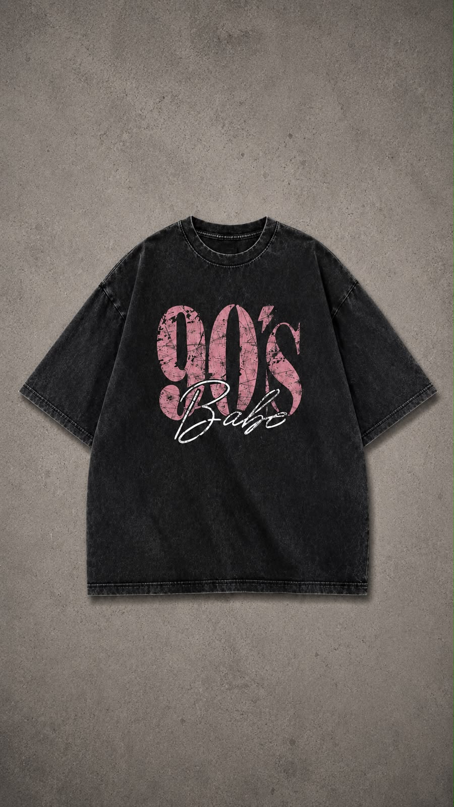 T-shirt 90’s baby acid wash