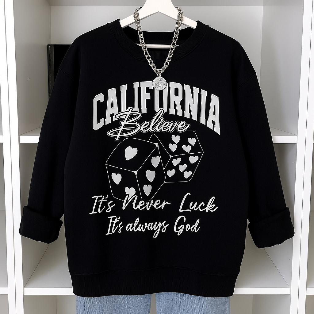 Sweatshirt CALIFORNIE BELIEVE