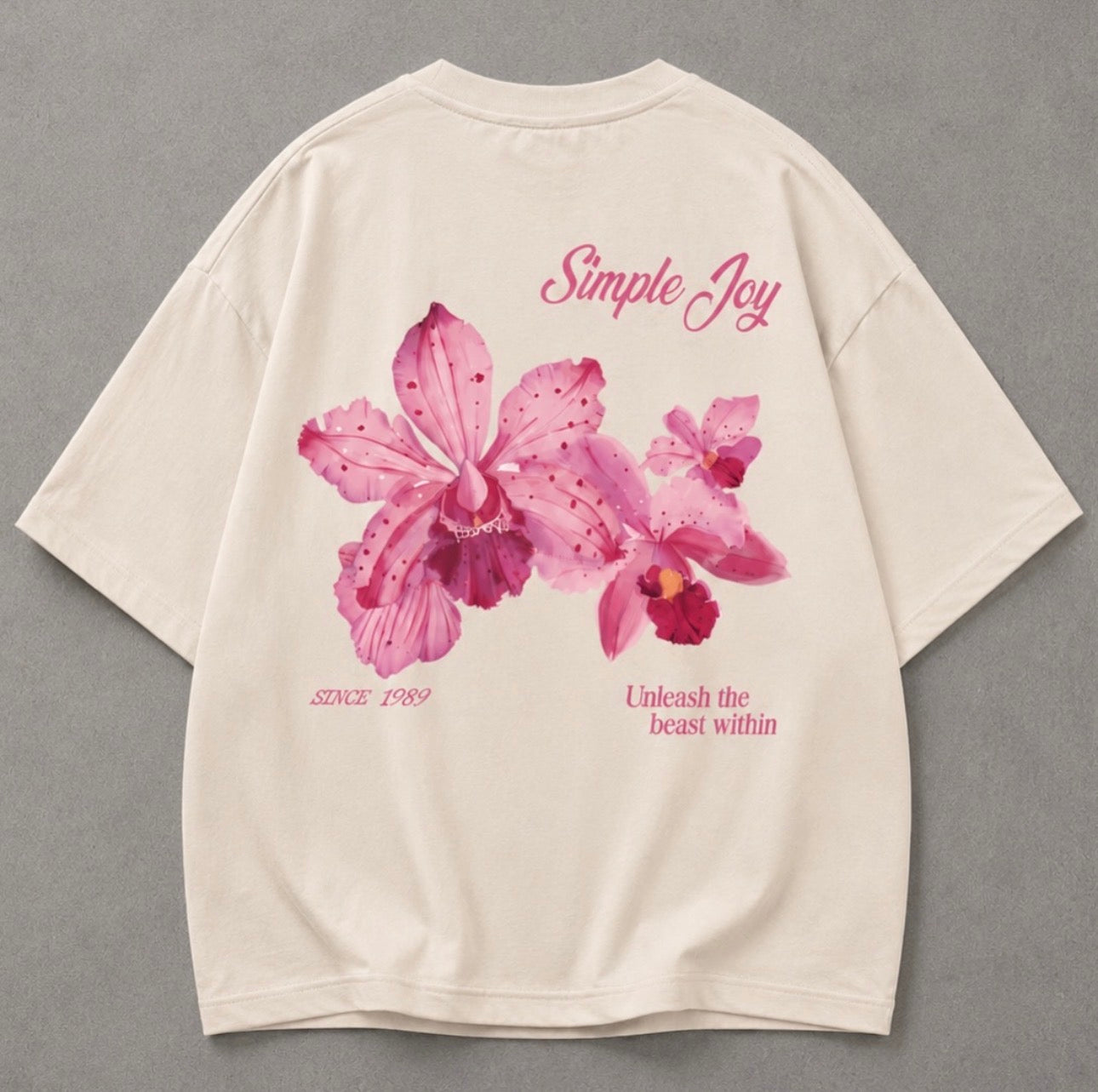 T-SHIRT JOY FLOWERS OR JOY
