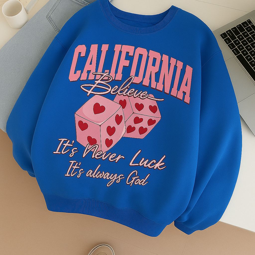 Sweat California Believe – “Ce n’est jamais la chance, c’est toujours Dieu”