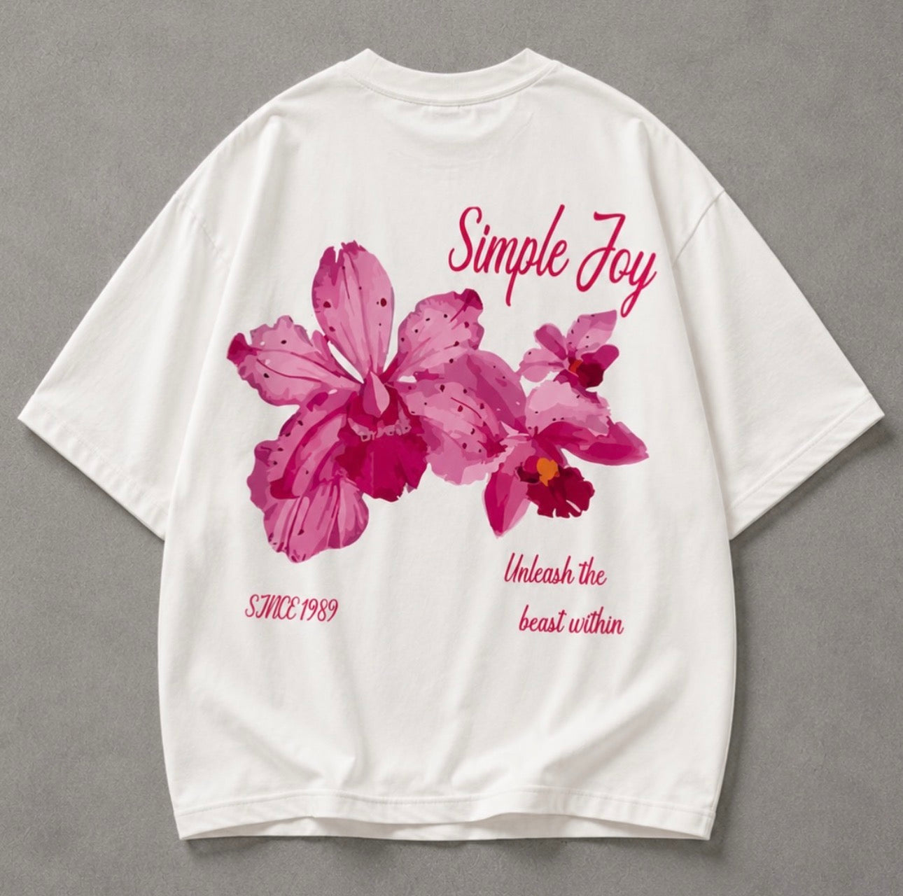 T-SHIRT JOY FLOWERS OR JOY