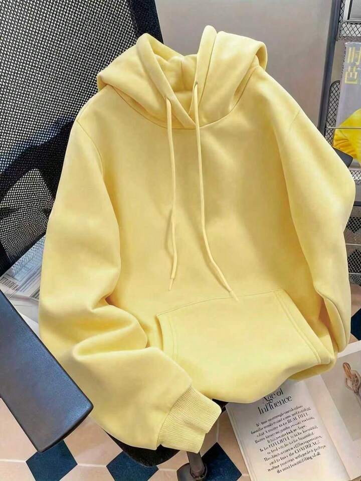 Hoodie jaune citron