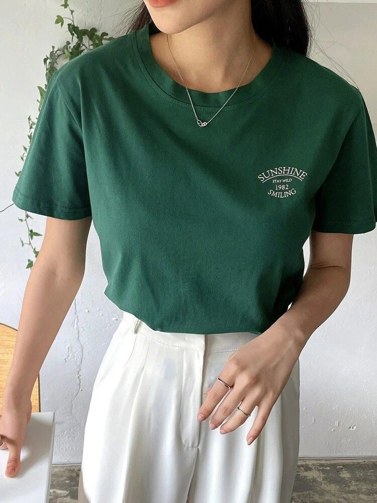 Y-SHIRT SUNSHINE VERT