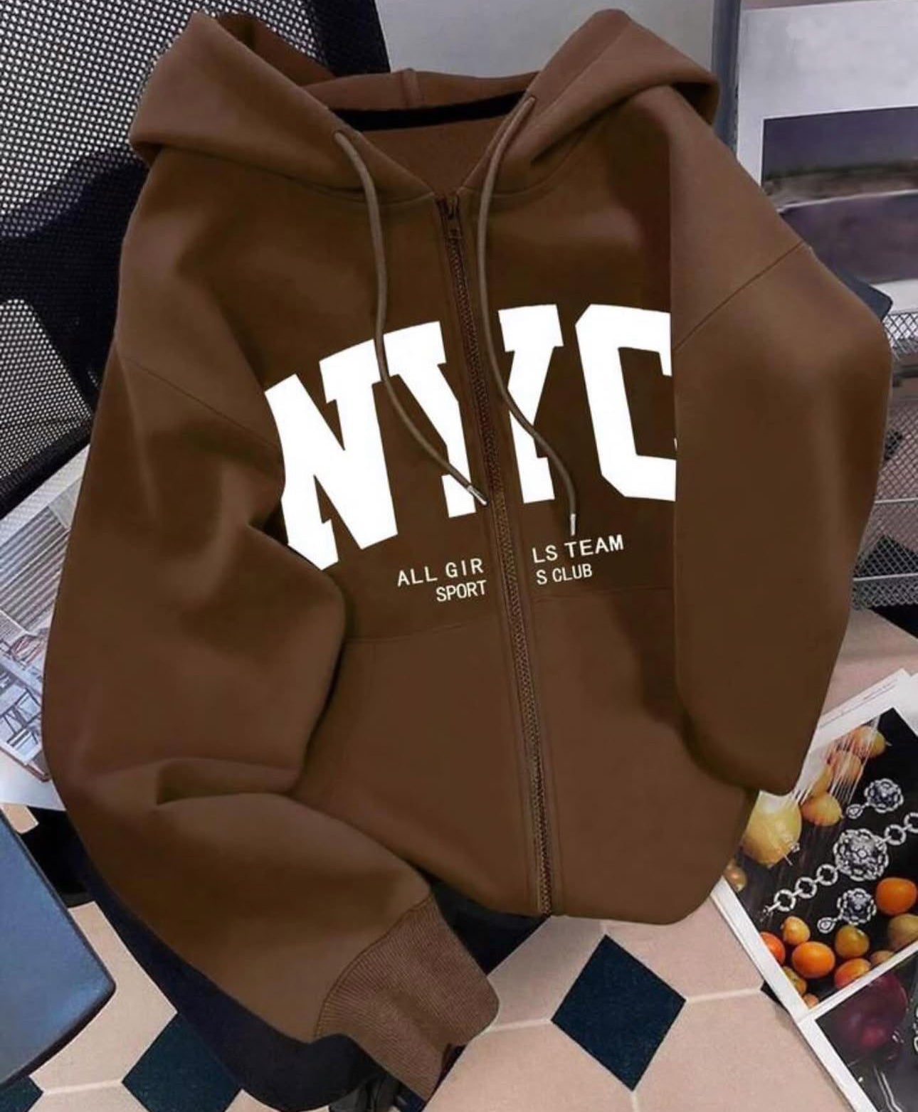 Hoodie zip NYC