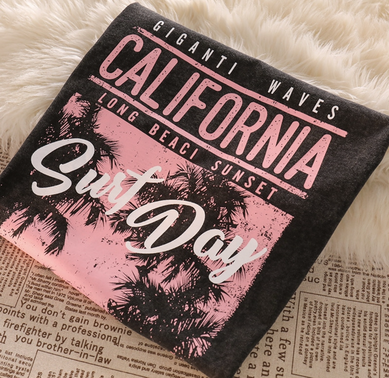 T-shirt acid wash California