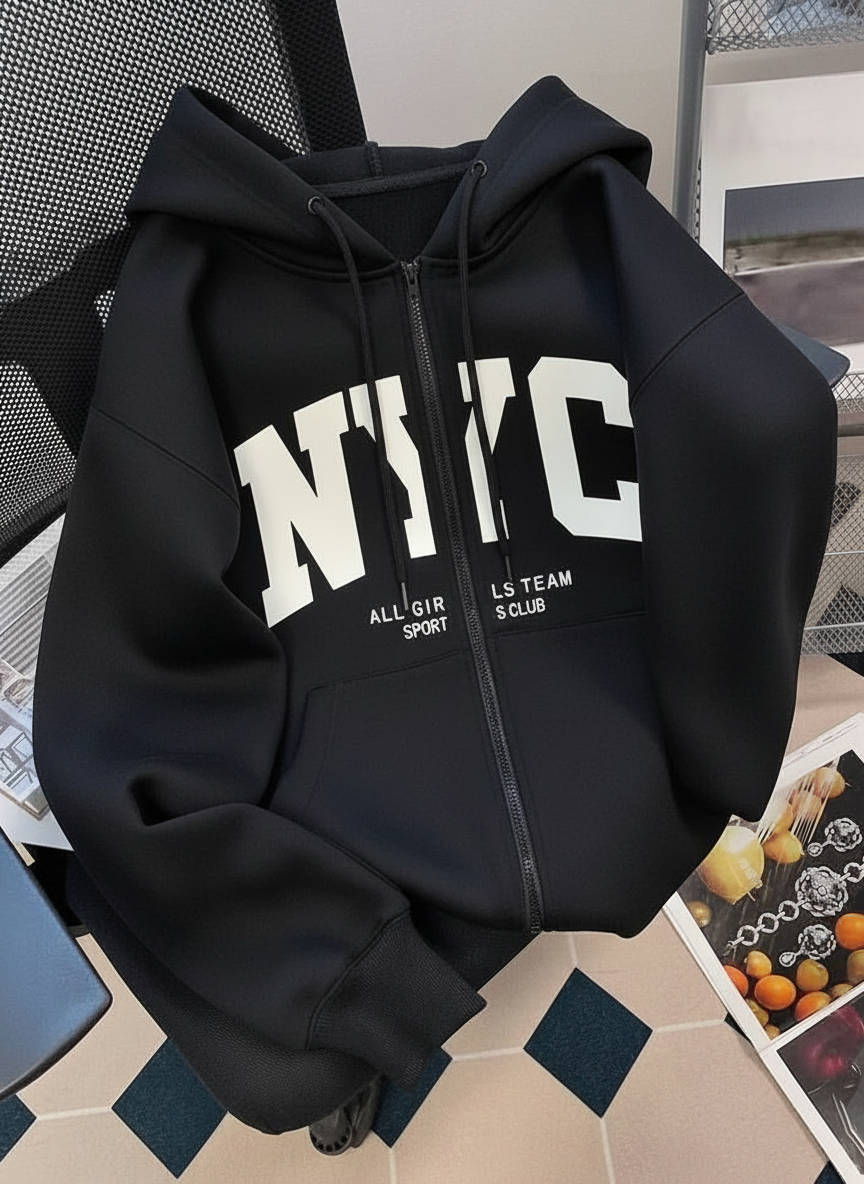 Hoodie zip NYC