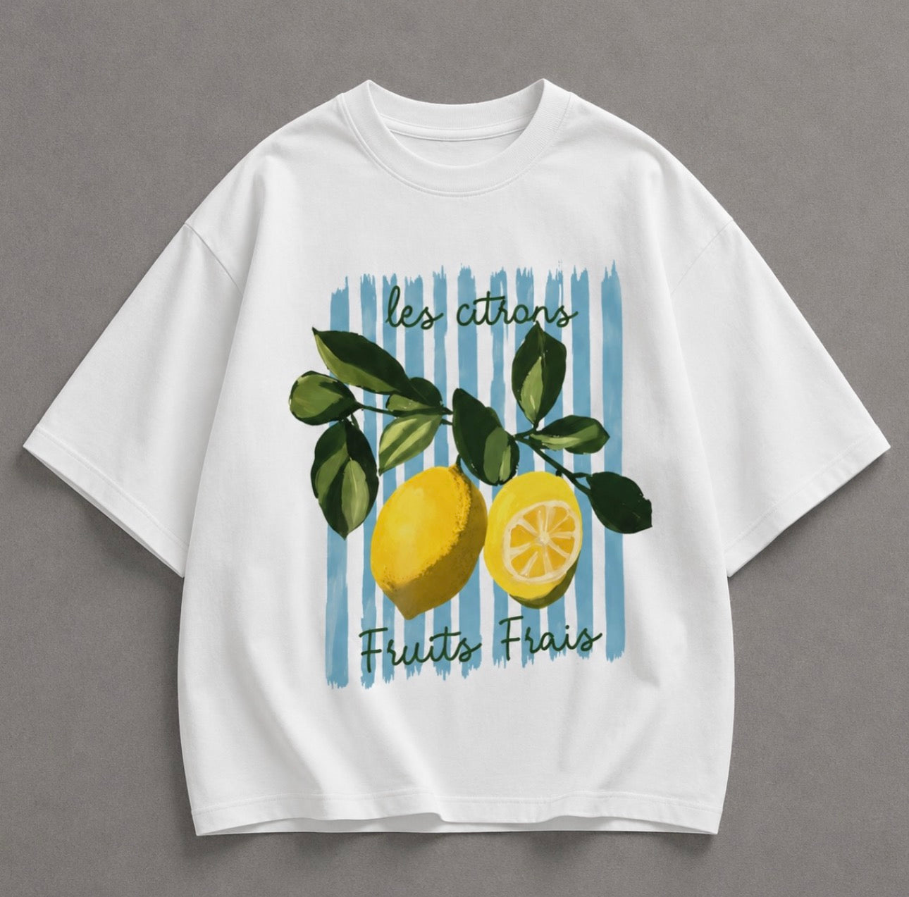T-SHIRT CITRONS FRUITS FRAIS