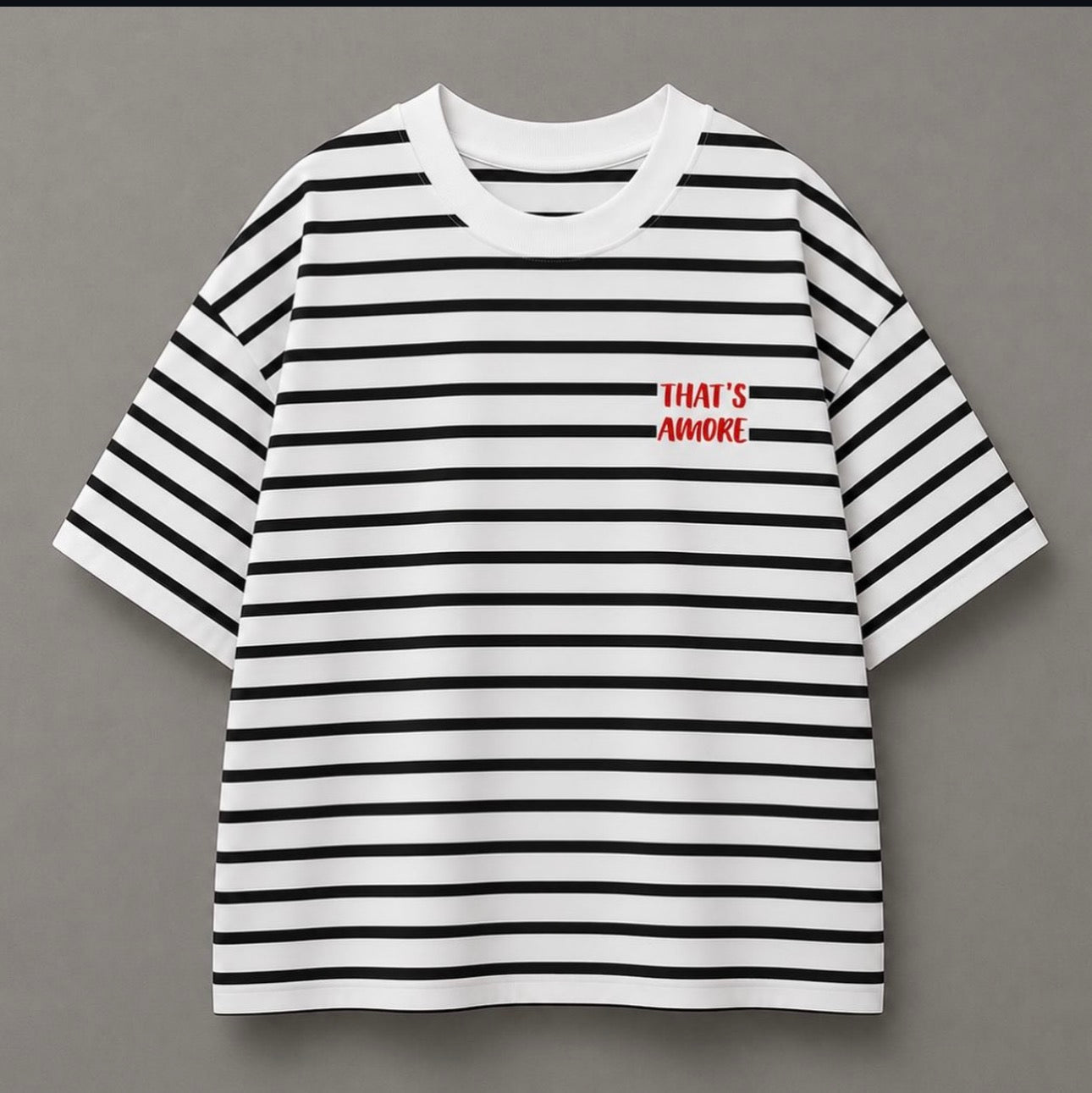 T-SHIRT RAYE THAT’S AMORE