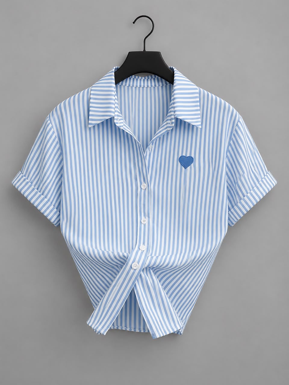 CHEMISE DEMI MANCHE COEUR