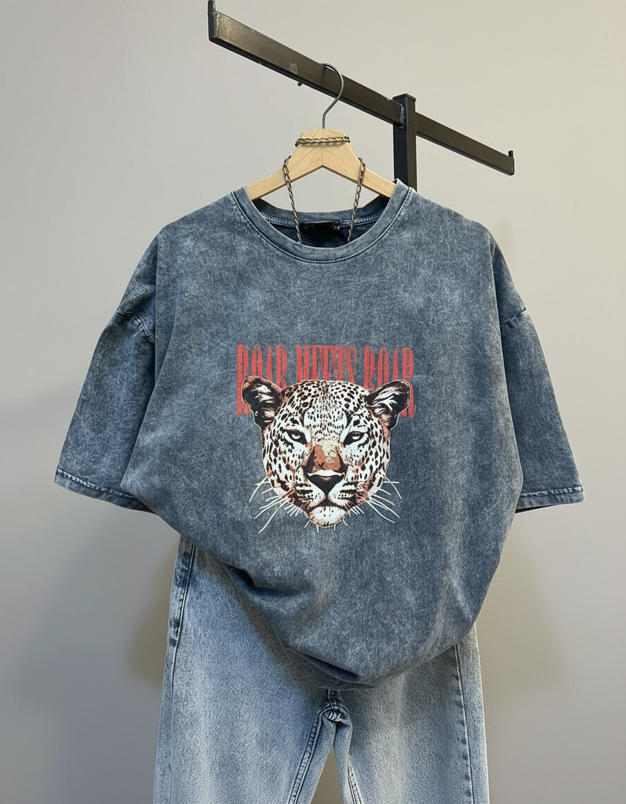 Acid wash t-shirt