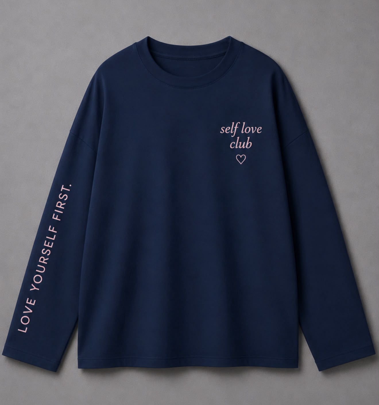 Pull manche longue self love club