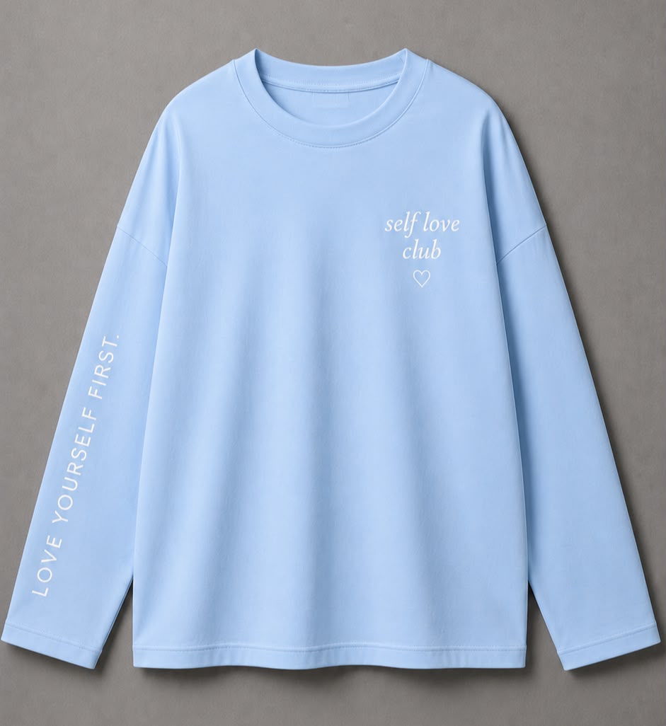 Pull manche longue self love club