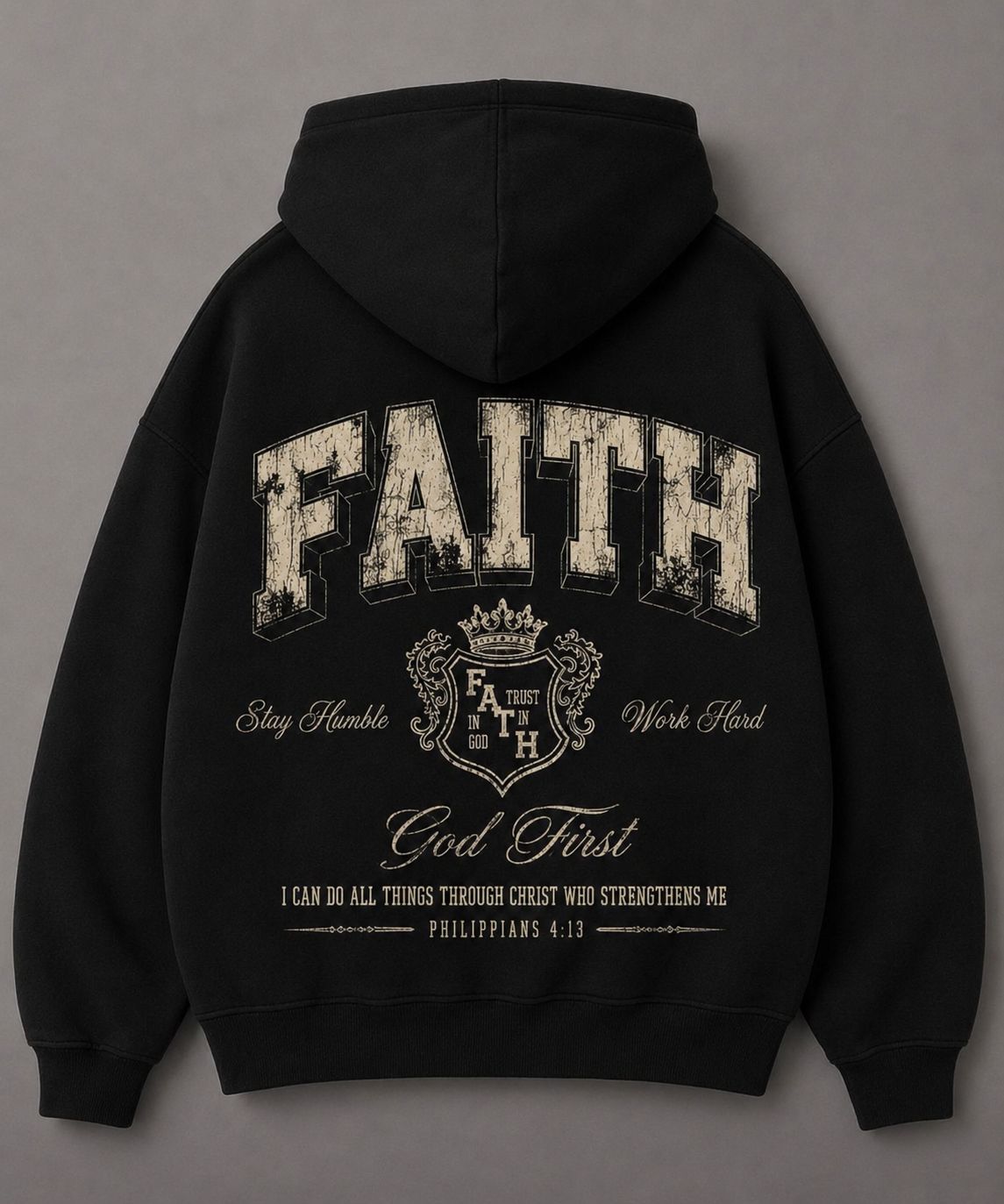Hoodie Faith thrust in god