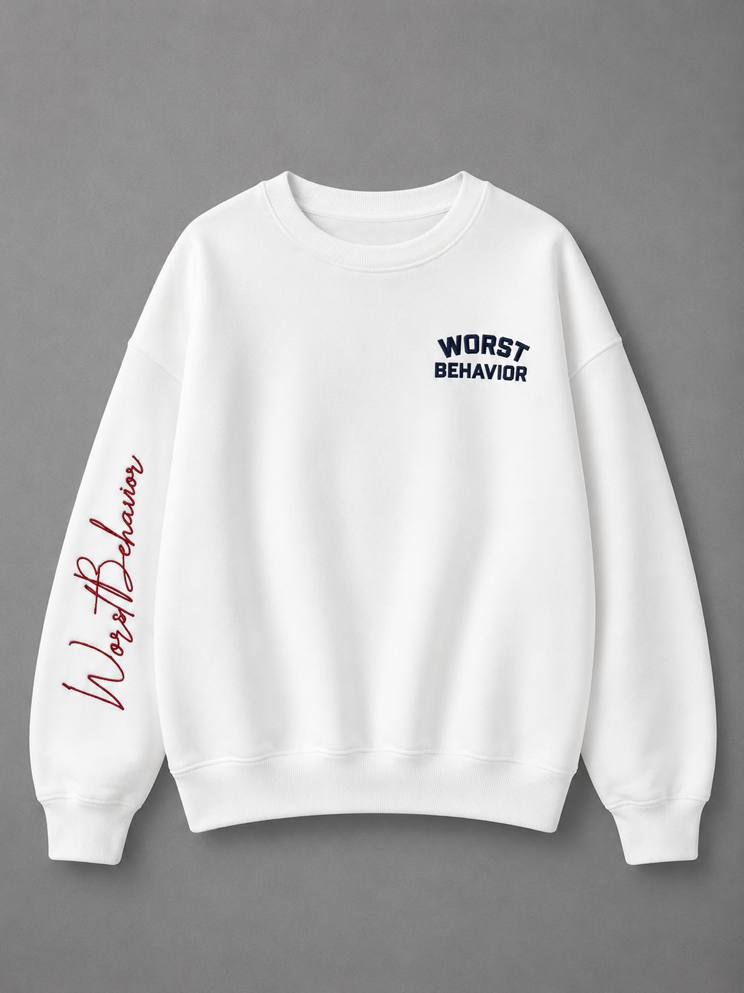 Sweat-shirt wrst behavior