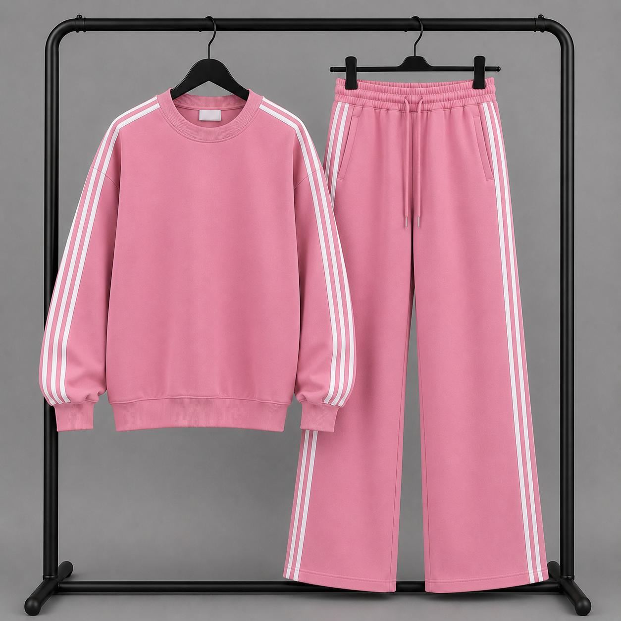 Ensemble sweat-shirt et pantalon trois bands