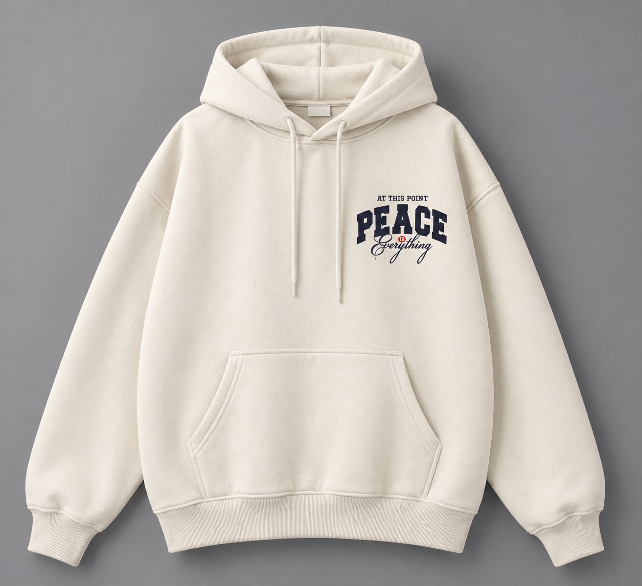 At this point peace