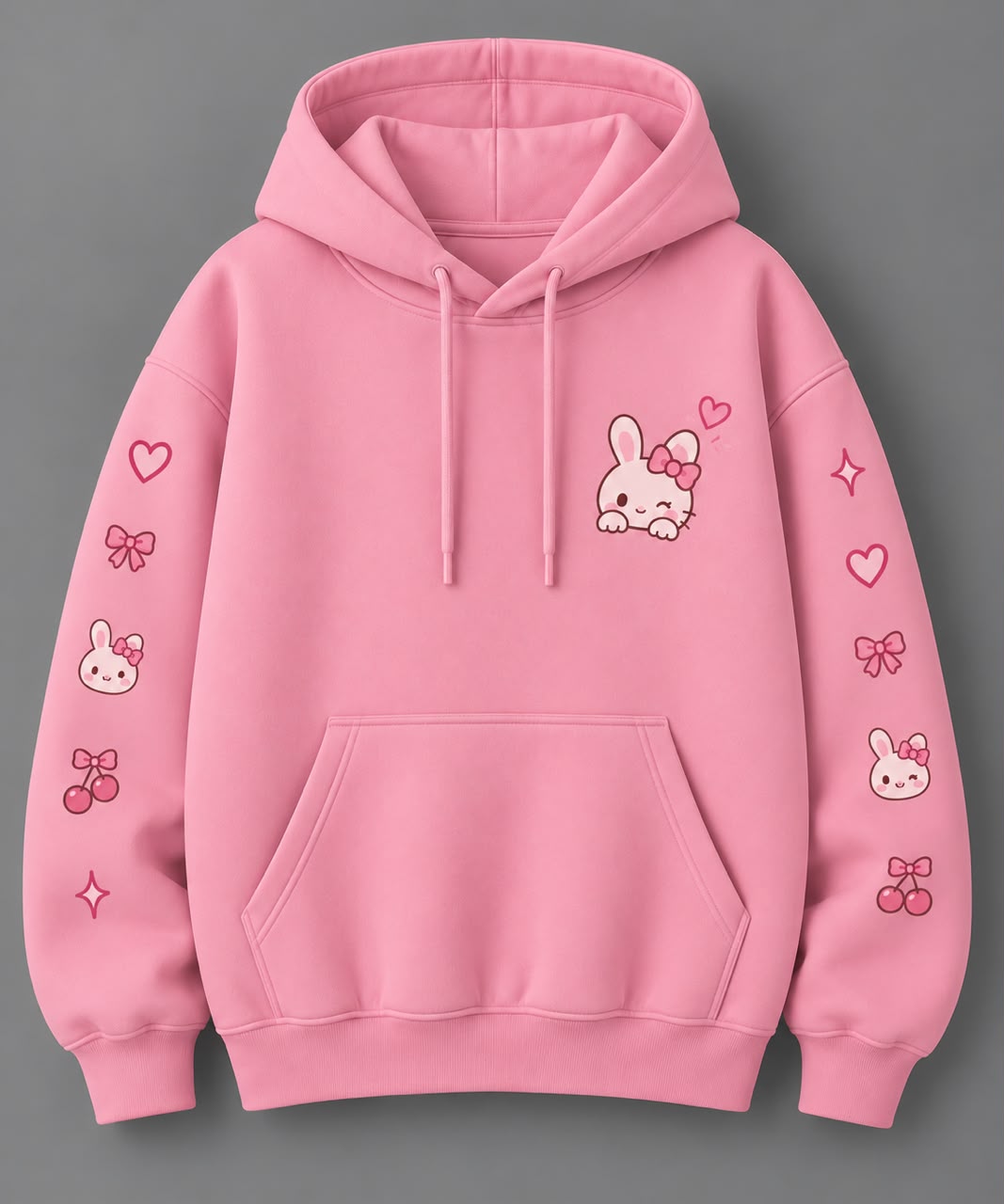 Hoodie kitty manches