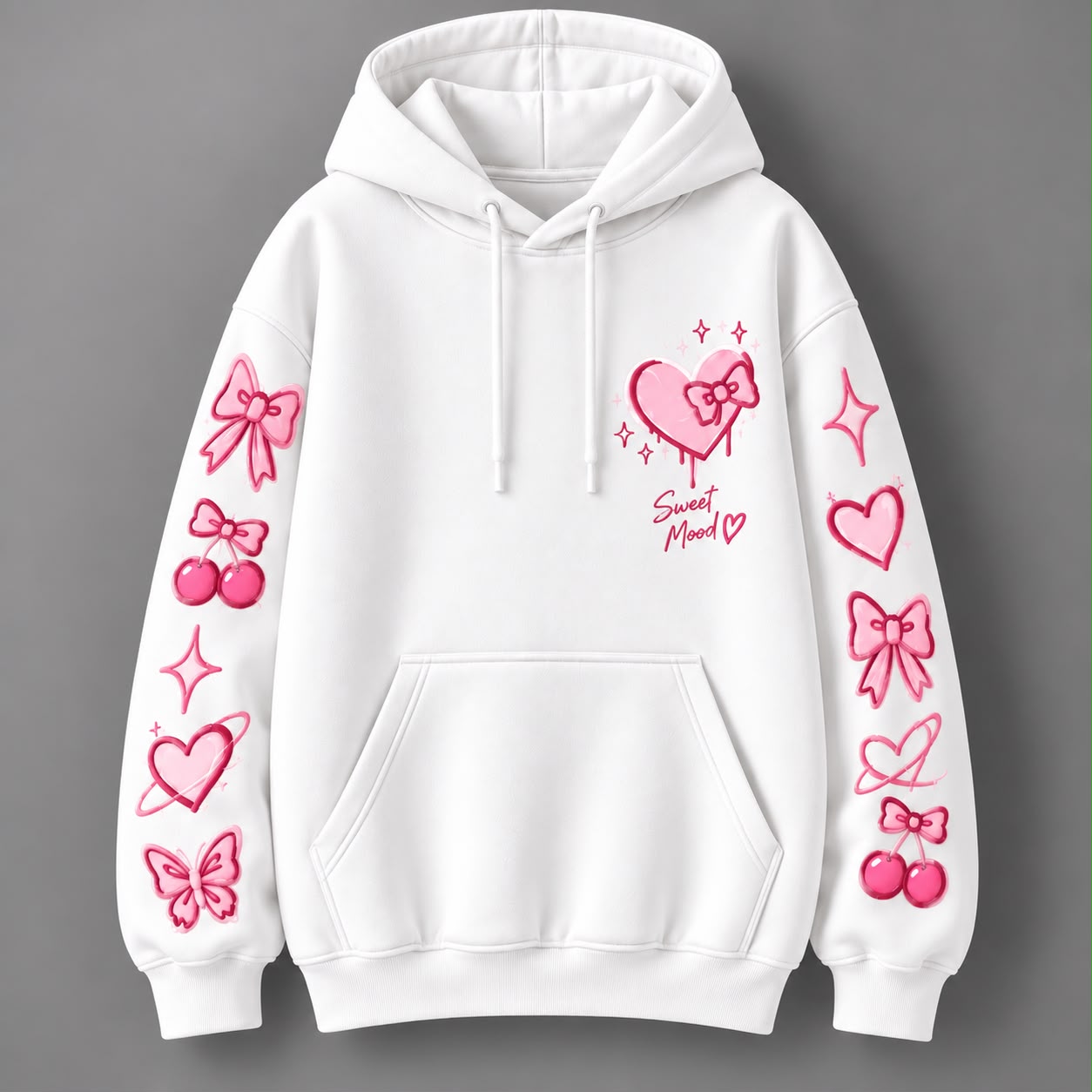 Hoodie sweat mood hearts