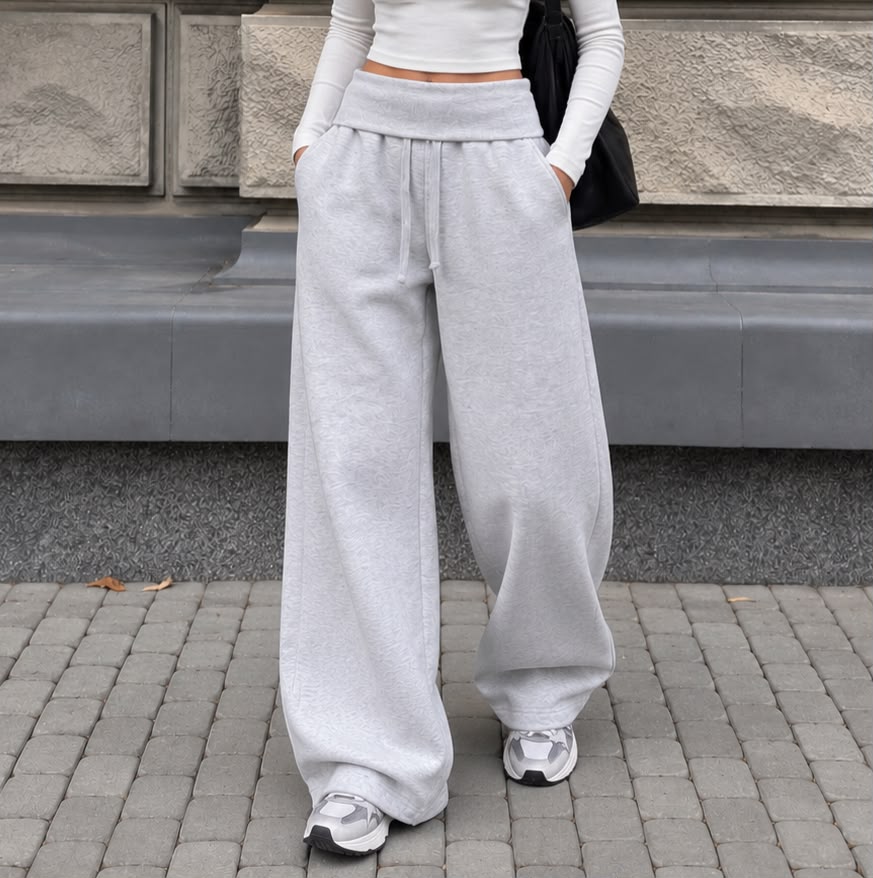 Pantaloon fold over waist pant
