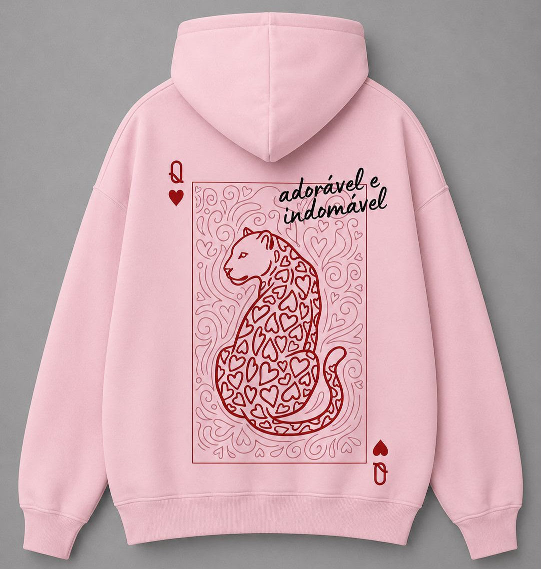Hoodie rose adoravel