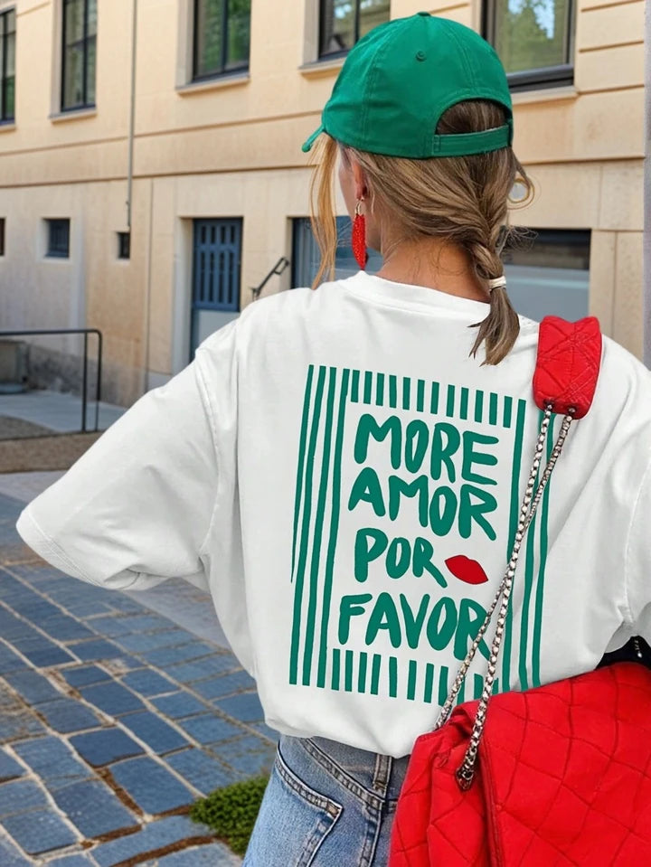 T-shirt more anor por favor