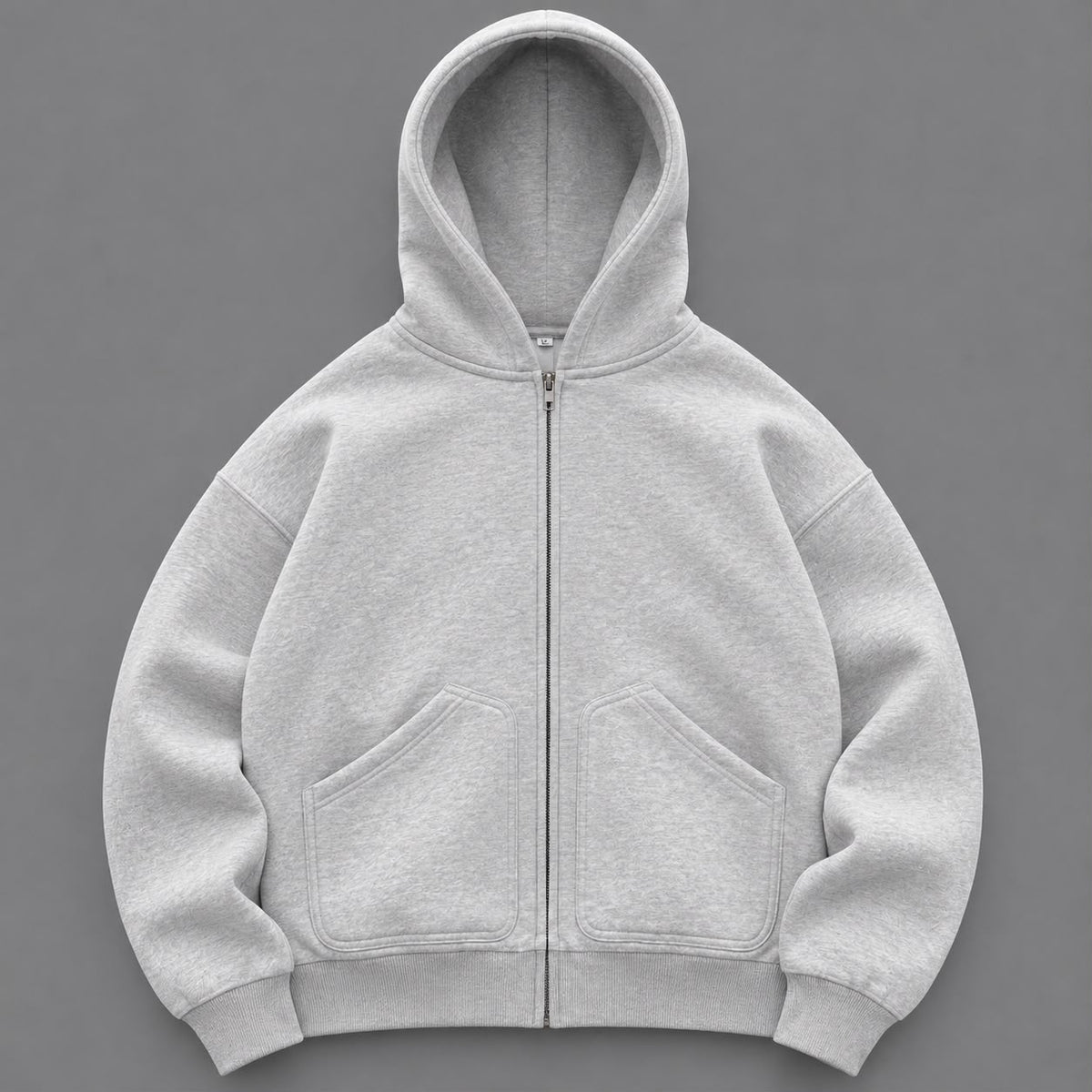 Hoodie zip poches séparés