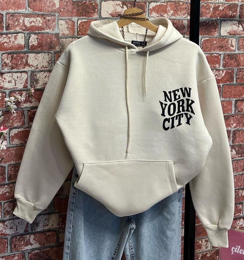 Sweat à capuche oversize Sport NYC