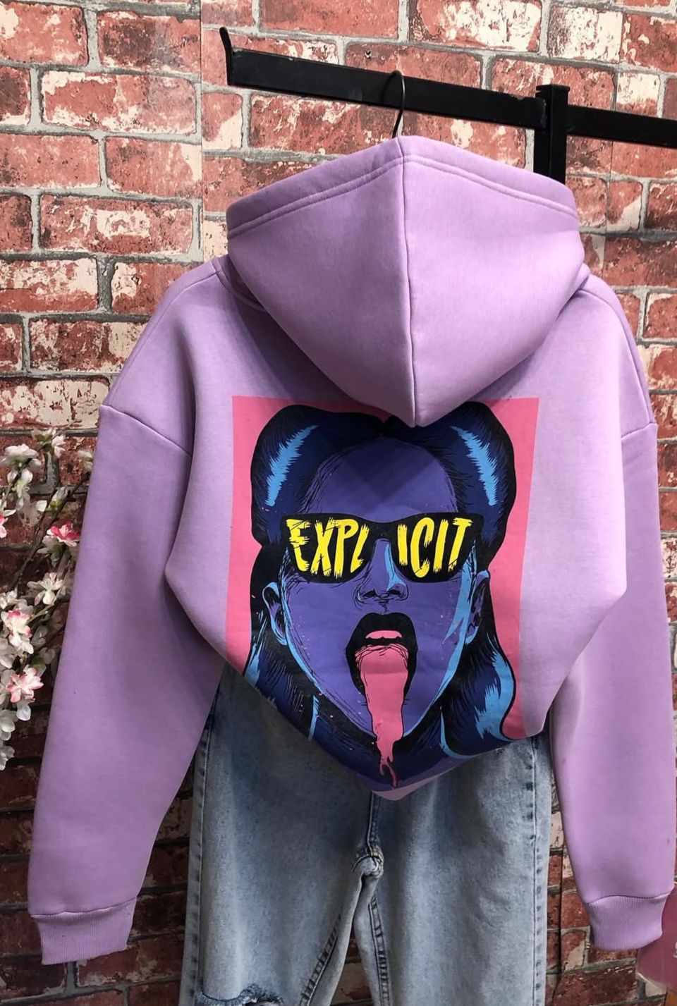 Sweat à capuche oversize Sport NYC