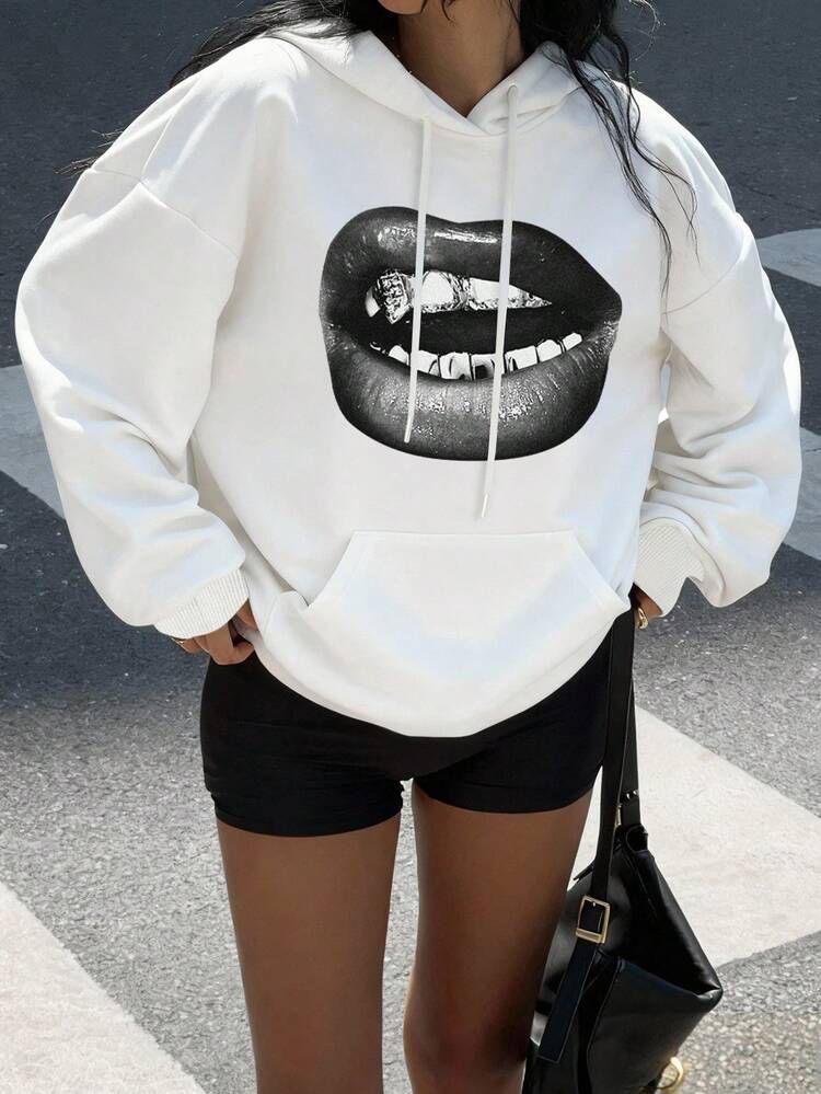 Sweat à capuche oversize Kaiia NYC